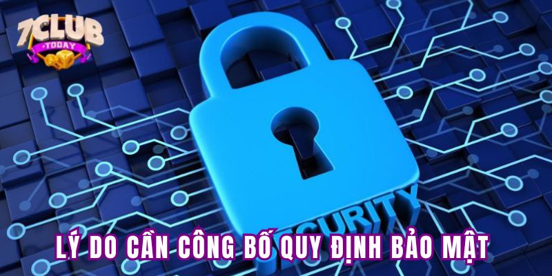 Lý do cần công bố quy định bảo mật cho cược thủ
